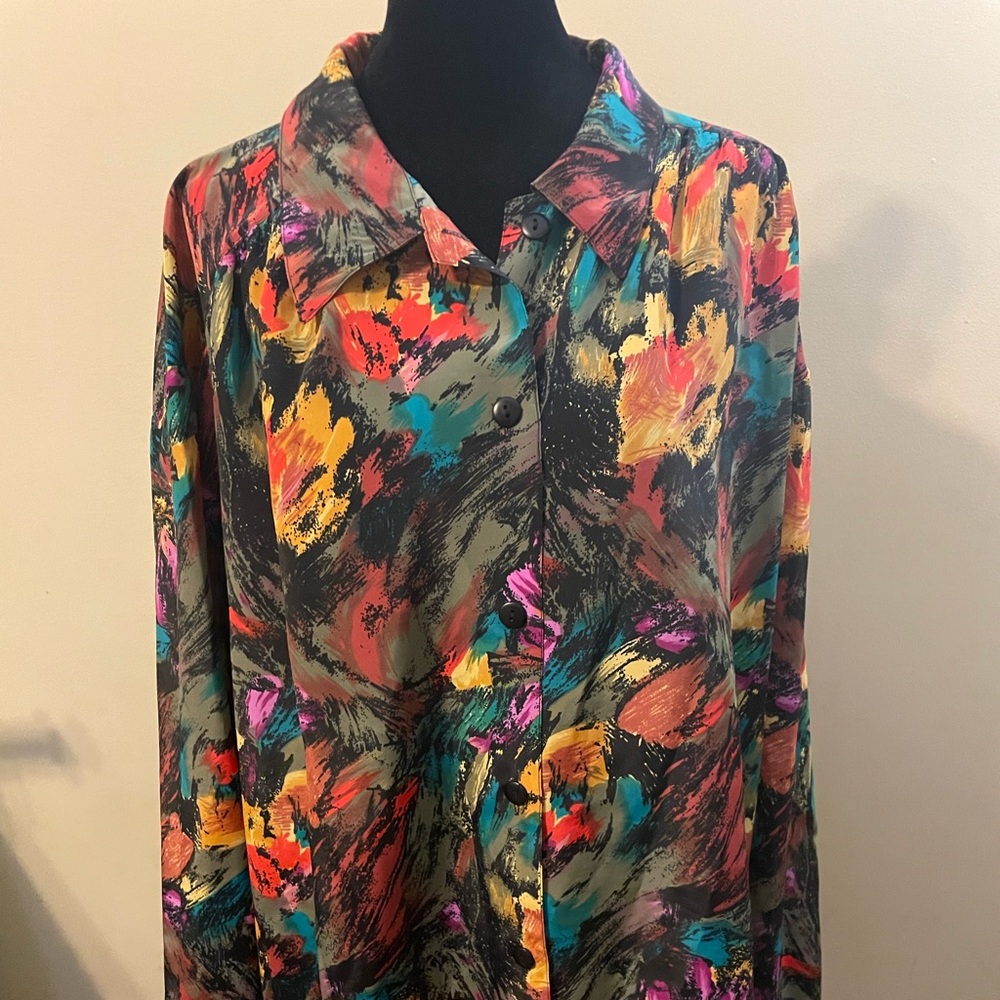 Vintage button up blouse